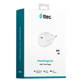 Адаптер питания ttec 30W PD USB-C Travel Charger, White (2SCP03B) фото