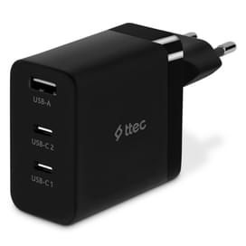 Адаптер питания ttec 65W PD/GAN USB-C Travel Charger, Black (2SCG03S) фото