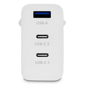Адаптер питания ttec 65W PD/GAN USB-C Travel Charger, White (2SCG03B) фото
