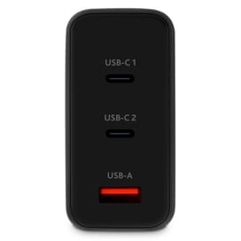 Адаптер питания ttec Trio GAN 120W PD 2 USB-C+USB-A,Black (2SCG04S) фото