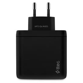 Адаптер питания ttec Trio GAN 120W PD 2 USB-C+USB-A,Black (2SCG04S) фото