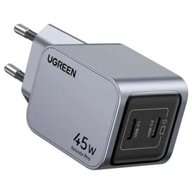 Адаптер питания UGREEN X707 Nexode Pro 45W GaN 2*Type-C (35008) фото