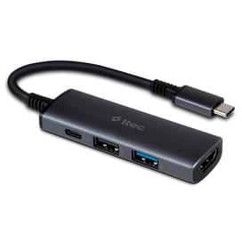 Адаптер ttec USB-C 4 in 1 Multiport (2US01) фото