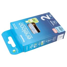 Аккумулятор Panasonic Eneloop AA 2шт 2000 mAh (BK-3MCDE/2BE) фото