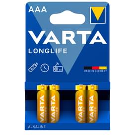 Батарейка AAA 4шт Varta Longlife Extra Micro (0001-4103-101-414) фото
