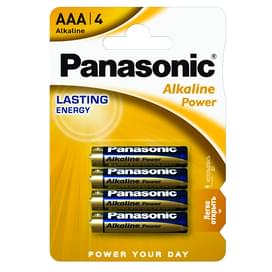 Батарейка Panasonic AAA 4 шт Alkaline Power (LR03REB/4BPU/LR03APB/4BP) фото