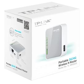 Беспроводной маршрутизатор, TP-Link TL-MR3020 Portable 3G/4G, до 300 Mbps (TL-MR3020) фото