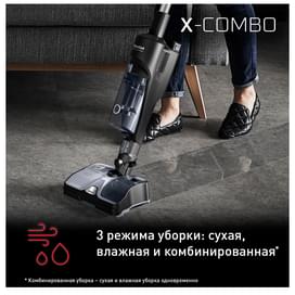 Беспроводной вертикальный моющий пылесос Tefal X-Combo GF-3039WO фото