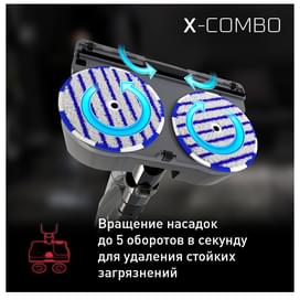 Беспроводной вертикальный моющий пылесос Tefal X-Combo GF-3039WO фото