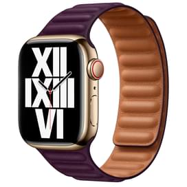 Браслет 41mm Dark Cherry Leather Link S/M (ML7M3ZM/A) фото