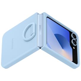 Чехол для Galaxy (Z Flip6) Silicone Cover Light Blue (EF-PF741TLEGRU) фото