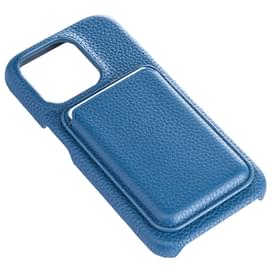 Чехол для  iPhone 15 Pro, iLera NAPA leather Case 1.0, Deep Blue (iLNAPA15Pdb) фото