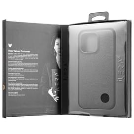 Чехол для iPhone 15 Pro Max, iLera NAPA leather Case 1.0, Black (iLNAPA15PMb) фото
