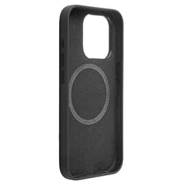 Чехол для iPhone 15 Pro, NEO Liquid Silicone Case with MagSafe, Black (LSCM-15ProB) фото