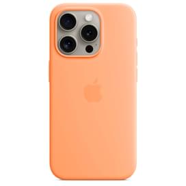 Чехол для iPhone 15 Pro, Silicone Case with MagSafe, Orange Sorbet (MT1H3ZM/A) фото