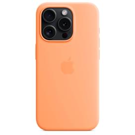 Чехол для iPhone 15 Pro, Silicone Case with MagSafe, Orange Sorbet (MT1H3ZM/A) фото
