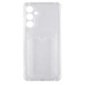 Чехол для Samsung, Galaxy A25, прозрачный силиконовый чехол с визитницей A-Case, (CASE-V-SGA25) фото