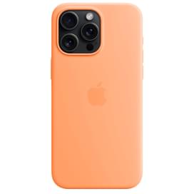 Чехол для iPhone 15 Pro Max, Silicone Case with MagSafe, Orange Sorbet (MT1W3ZM/A) фото