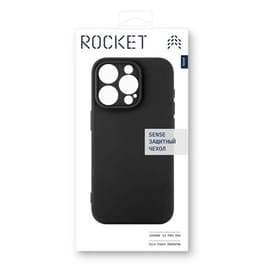 Чехол для iPhone 15 Pro Max, ROCKET, Soft tach mate, silicon black, TPU (RCS603BL67PSN-I23) фото