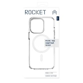 Чехол для iPhone 15 Pro, ROCKET, MagSafe, Clear silicon, TPU+PC (RCS608TT61PPR-I23M) фото