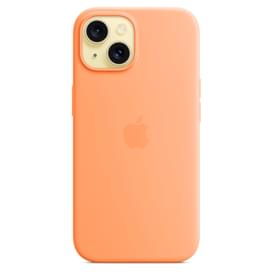 Чехол для iPhone 15, Silicone Case with MagSafe, Orange Sorbet (MT0W3ZM/A) фото