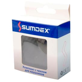 AirPods құлаққаптарына арналған тысқабы, Sumdex, Қара (Жиынтық) (SCI-13BK) фото