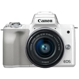 Беззеркальный фотоаппарат Canon EOS M50 Mark II EF-M 15-45 IS STM White фото