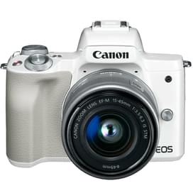 Беззеркальный фотоаппарат Canon EOS M50 Mark II EF-M 15-45 IS STM White фото