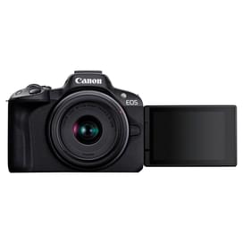 Беззеркальный фотоаппарат Canon EOS R50 RF-S 15-45 IS STM Black фото
