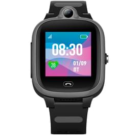 Детские смарт-часы с GPS трекером JET KID View 4G черный+серый (JET KID View 4G BK\GR) фото