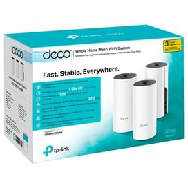 Домашняя Mesh Wi-Fi система TP-Link Deco M4 3-pack, 2 порта, 1167 Мбит/с (Deco M4) фото