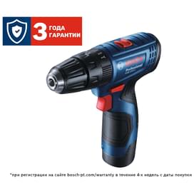 Дрель-шуруповёрт Bosch GSB 120-LI аккумуляторная ударная 2 акк (06019G8100) фото