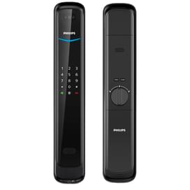 Электронный замок для входных дверей Philips Face ID 702 8H (Black) фото