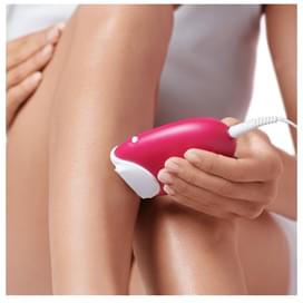 Эпилятор Braun Silk-épil 3 3-420, сухая эпиляция, с триммером для бикини и подсветкой, малиновый фото