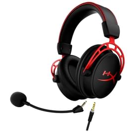 Гарнитура игровая накладная HyperX Cloud Alpha, Black/Red, HX-HSCA-RD/EE фото
