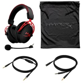 Гарнитура игровая накладная HyperX Cloud Alpha, Black/Red, HX-HSCA-RD/EE фото