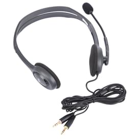 Гарнитура Накладная Logitech H110, Silver, 981-000271 фото
