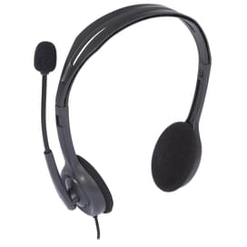 Гарнитура Накладная Logitech H110, Silver, 981-000271 фото