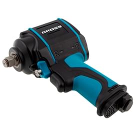 Гайковёрт Gross G985K2 пневм. ударный , 1/2", 610Нм, 9000 об/мин, с набором 17 предм. (57445M) фото