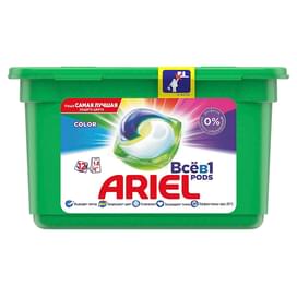 Капсулы для стирки ARIEL Авт Color 12X27г/23.8г 737311 фото