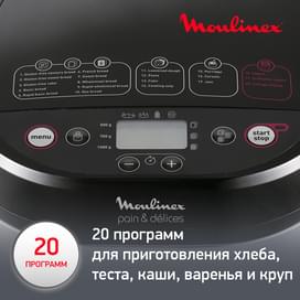 Хлебопечь Moulinex Pain&Delices OW-240E30 фото