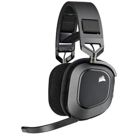 Игровая гарнитура беспроводная Corsair HS80 RGB, Carbon (CA-9011235-EU) фото