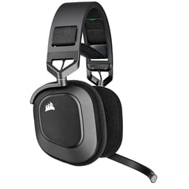 Игровая гарнитура беспроводная Corsair HS80 RGB, Carbon (CA-9011235-EU) фото