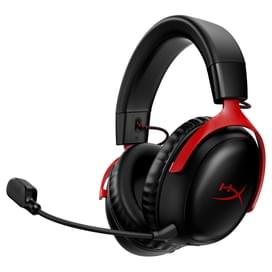 Игровая гарнитура беспроводная HyperX Cloud III, Black/Red (77Z46AA) фото