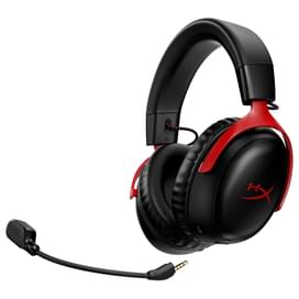 Игровая гарнитура беспроводная HyperX Cloud III, Black/Red (77Z46AA) фото