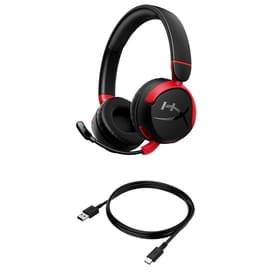 Игровая гарнитура беспроводная HyperX Cloud Mini, Black/Red (7G8F1AA) фото