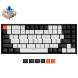 Игровая клавиатура беспроводная Keychron K2 84 Aluminum, RGB, Hot-Swap - Gateron Blue, Black/White фото