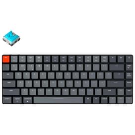 Игровая клавиатура беспроводная Keychron K3-A2 84, White Led -  Low Profile Gateron Blue фото