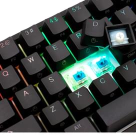 Игровая клавиатура Ducky One 2 SF Black-White, Silent Red Switch (DKON1967ST-SRUPDAZT1) фото