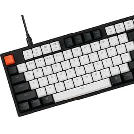 Игровая клавиатура Keychron C1 TKL, RGB - Gateron Blue, Black/White фото